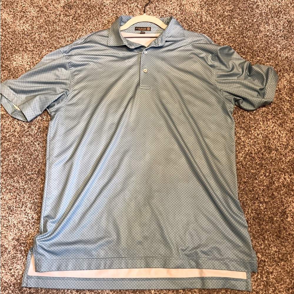 PETER MILLAR SUMMER COMFORT GOLF SHIRT MENS SMALL